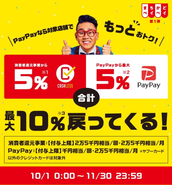 PayPayキャンペーン　増税後